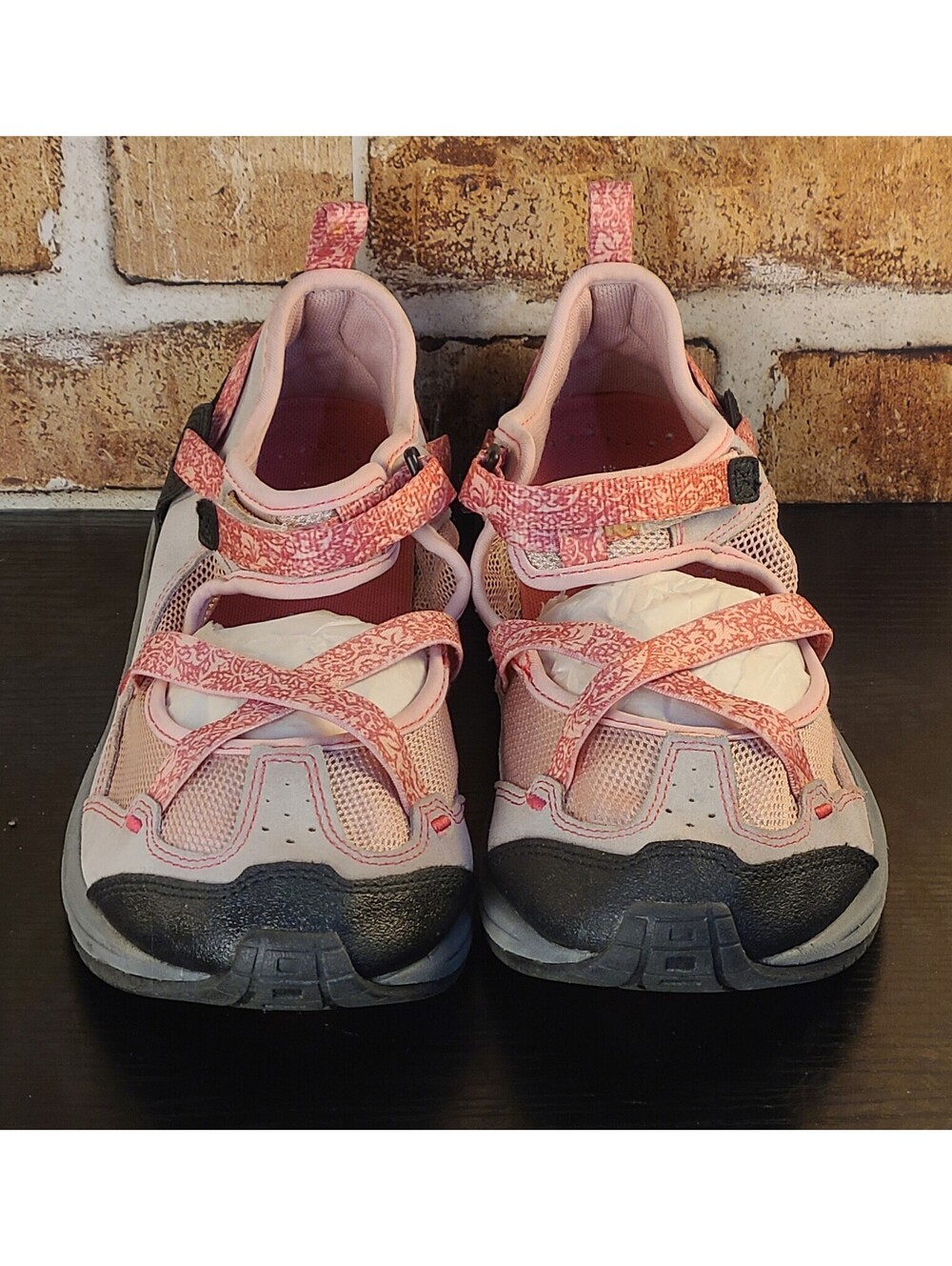 Land's End Beach Combers Hiking Clogs Shoes Womens Sz 9.5 Pink Outdoors Retired